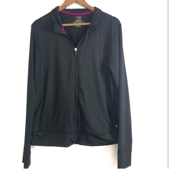 lanskin now Jackets & Blazers - Lanskin black zip up workout jacket size XL